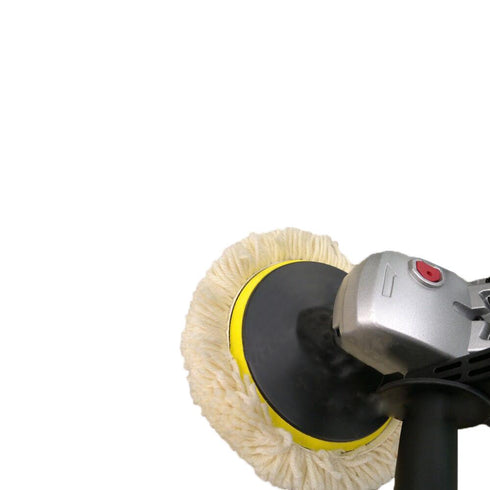 Hook & Loop Buffing Pad for Compound Cutting & Polishing, 100% Wool